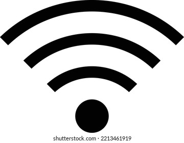Wifi-Icon-Stil für Vektordesign