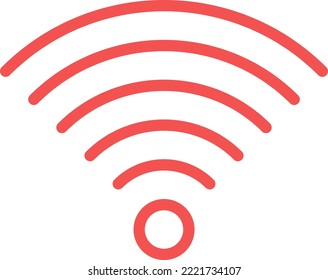Diseño de vectores Estilo de iconos WIFI