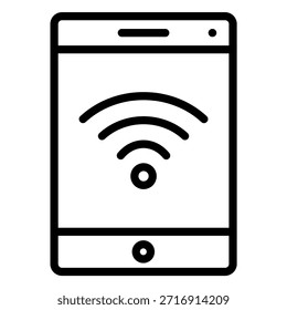 Vektor Design wifi Symbol Stil