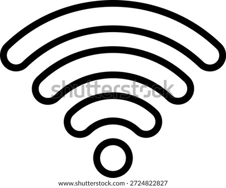 Vector Design Wi-Fi Icon Style