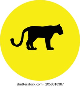 vector design of a wild animal that is a leopard