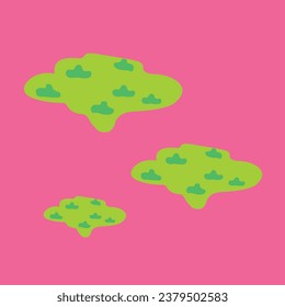 Vector design of wild plants that usually grow in the yard