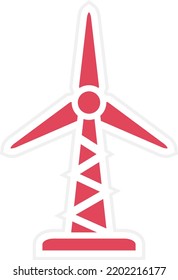 Vectordesign Wind Turbine Icon Style