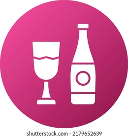 Vector Design Wine Icon Style