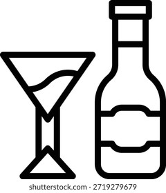 Vector Design Wine Icon Style