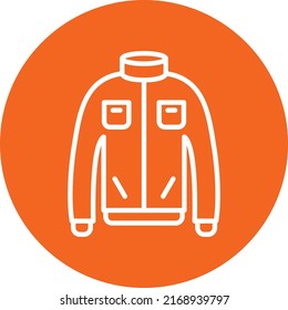Diseño de vectores Estilo de icono de Abrigo de Invierno