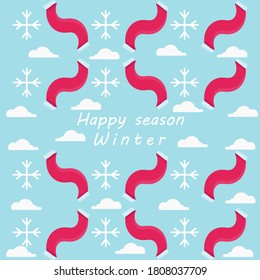 vector design of the winter season