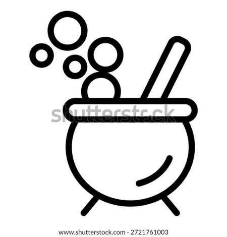 Vector Design Witch's Brew Icon Style