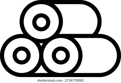 Estilo de icono de madera de diseño de Vector