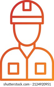 Vector Design Worker Icon Style