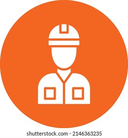 Vector Design Worker Icon Style