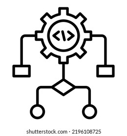 Vector Design Workflow Icon Style