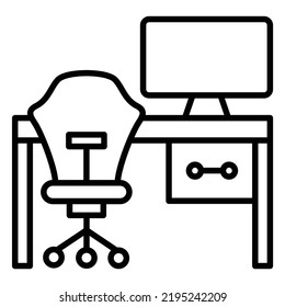 Estilo de icono de área de trabajo de diseño de vectores