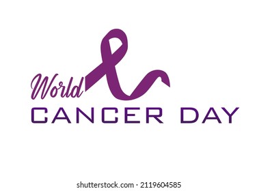 vector design world cancer day greeting template background