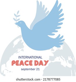 Vector design for World Peace Day September 21.