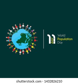 Vector Design for World Population Day on 11th July
