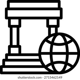 Vetor Design Worldwide Banking Icon Style