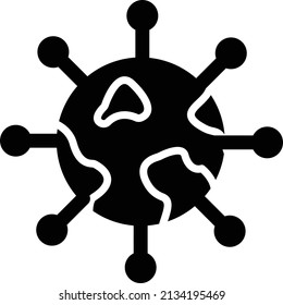 Diseño de vectores Estilo de iconos a nivel mundial