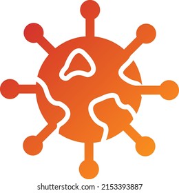Vector Design Worldwide Icon Style