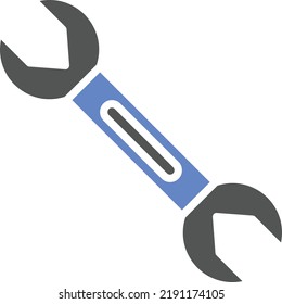 Vector Design Wrench Icon Style