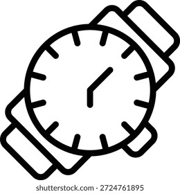 Diseño de Vector Reloj de pulsera Icon Style
