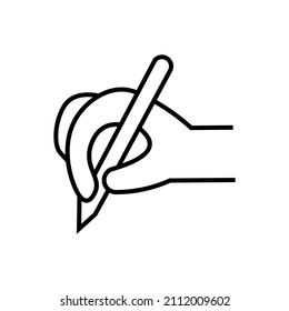 vector design, writing shape illustration