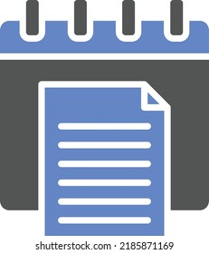 Vector Design Yearly Report Icon Style