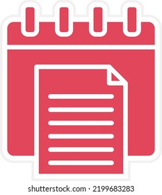 Estilo de iconos de diseño de vectores anual