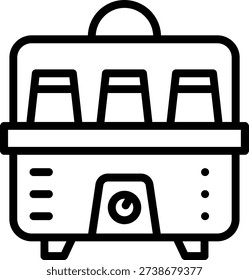 Vector Design Yogurt maker Icon Style