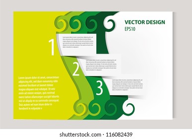 Vector design for your brochure
