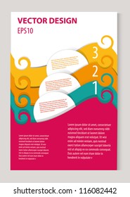 Vector design for your brochure