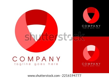 
Vector design for your company logo, round red shape with pencil or pen shape inside. This type of modern logo is suitable for companies engaged in architecture, design services or creative fields. Foto stock © 