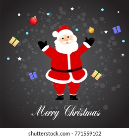 Vector designs for the celebration of Merry Christmas.