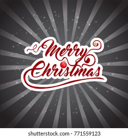 Vector designs for the celebration of Merry Christmas.