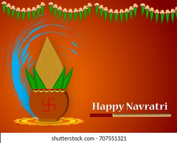 Vector designs for the celebration of Navratri Maa Durga Festival.