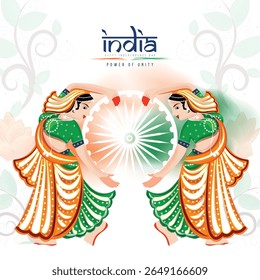 Vector Designs of Indian National Festival Independence Day with Indian Flag Indian Heritage beautiful background and lots of celebration concept. Birds showing Freedom. People are celebrating 15th 