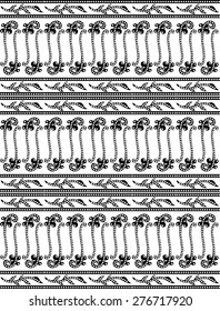 vector designs.luxurious black  batik.