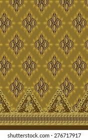 vector designs.luxurious brown batik background.
