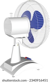 Vector desk fan: A must-have for every workspace.