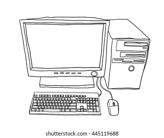 Similar Images, Stock Photos & Vectors of desktop computer workstation ...