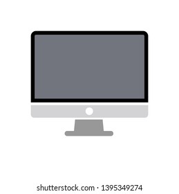 Vector Desktop Computer Icon Vector Stock Vector (Royalty Free ...