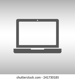 Vector desktop computer icon