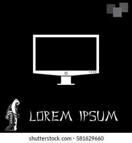 Vector Desktop Computer Icon