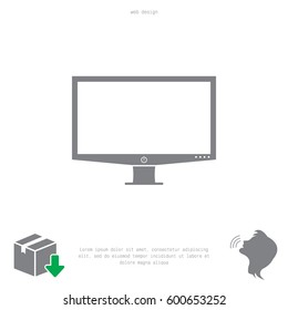 Vector Desktop Computer Icon