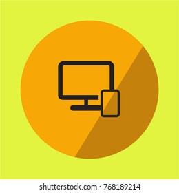 Vector Desktop Computer Icon