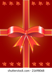 Vector detailed bow