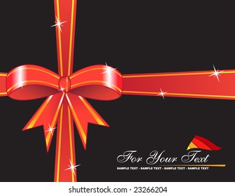 Vector detailed bow