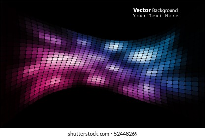 Vector detailed colorful mosaic background