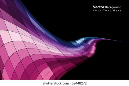 Vector detailed colorful mosaic background