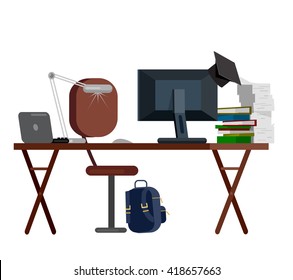 Vector detailed objects for education